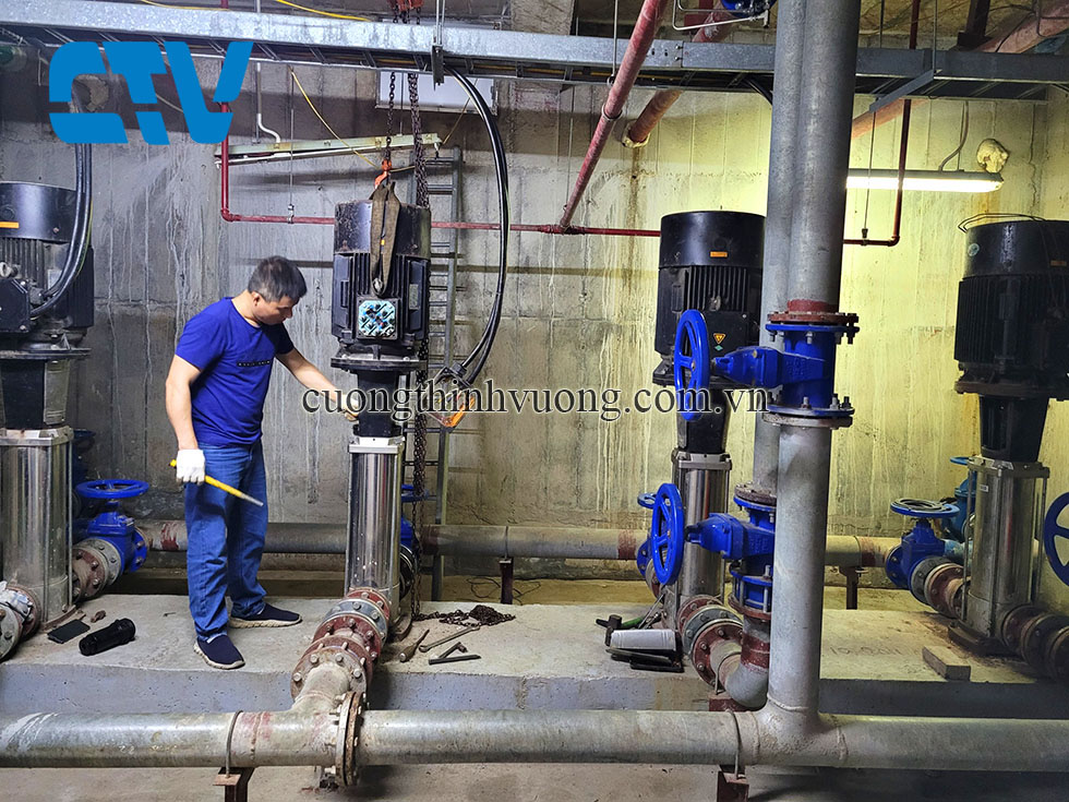 Cường Thịnh Vương sửa chữa máy bơm đa tầng cánh trục đứng chất lượng