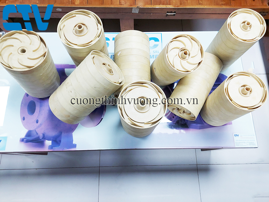 Ruột buồng bơm đa tầng cánh nhựa chính hãng  các hãng máy bơm Pentax, Ewara, Firmly,...