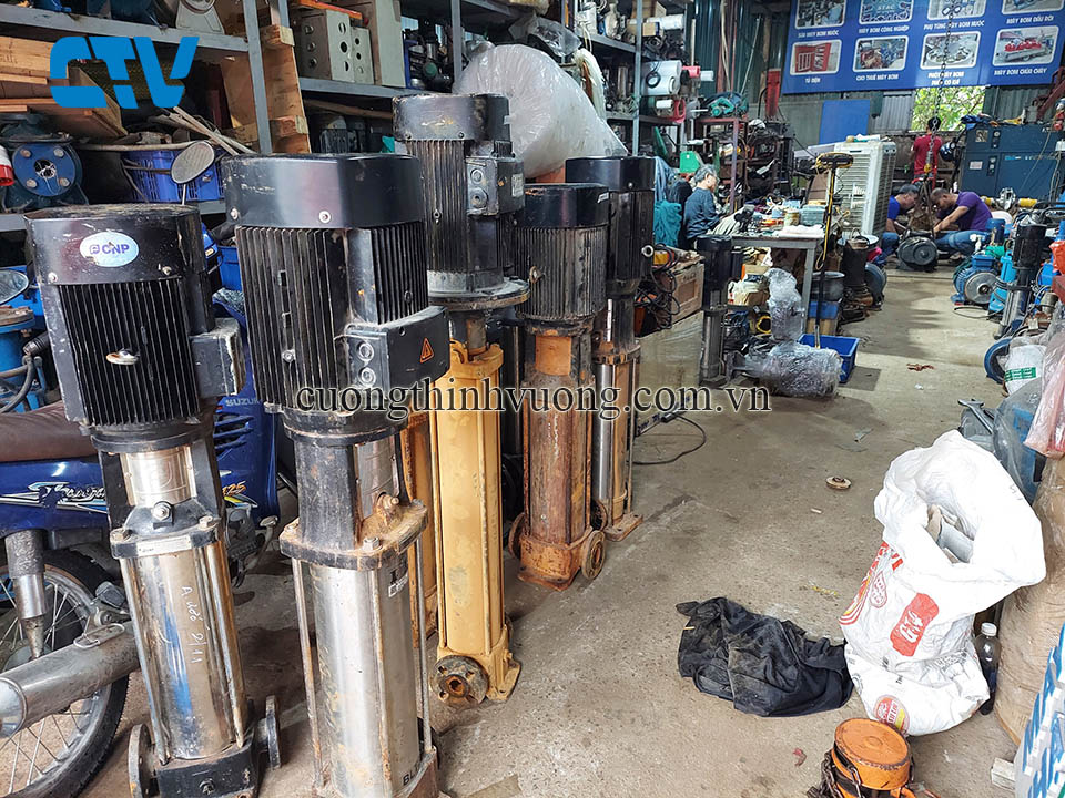 Vệ sinh, bảo dưỡng máy bơm trục đứng