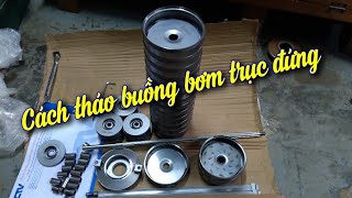 Cách tháo buồng bơm trục đứng CNP , SHIMGE, Grundfos