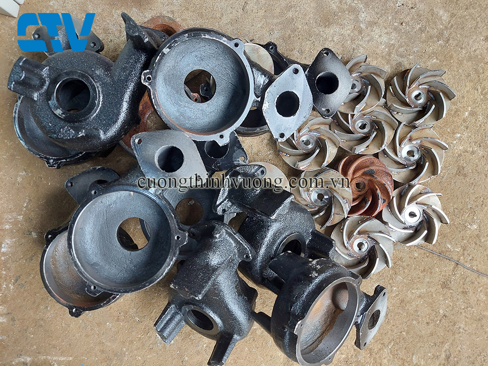 Buồng, cánh phụ kiện bơm chìm Shinmaywa uy tín, giá tốt