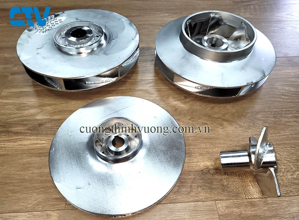 Gia công cánh máy bơm nước theo yêu cầu, độ chính xác cao