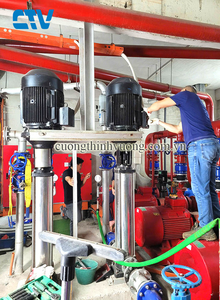 Cường Thịnh Vương – Dịch vụ sửa chữa máy bơm đa tầng cánh trục đứng uy tín, chất lượng tại Hà Nội
