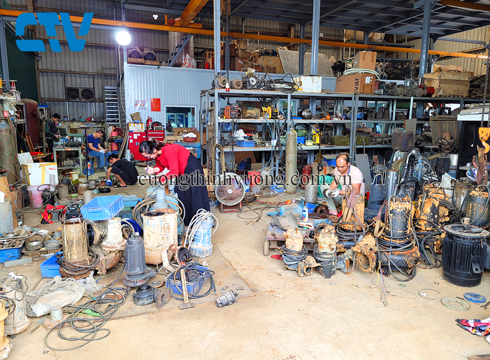 Sửa chữa máy bơm chìm Shinmaywa uy tín và chất lượng