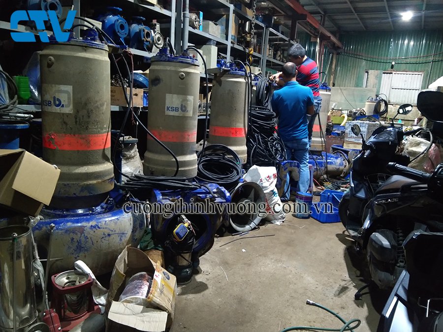 Bảo trì, sửa chữa bơm chìm nước thải KSB