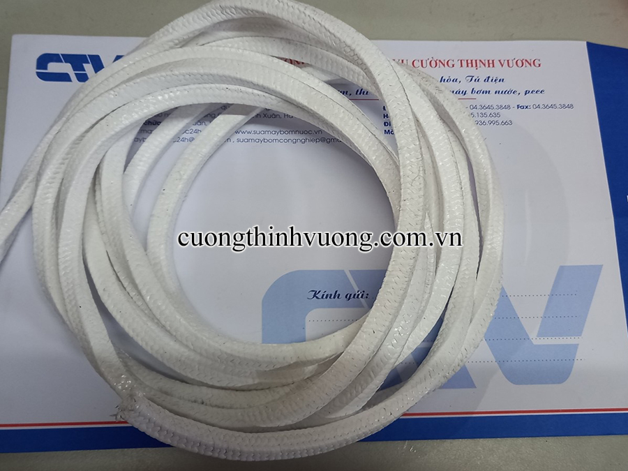 Sợi túp làm kín ( Dây tết chèn) máy bơm Size 14 mm