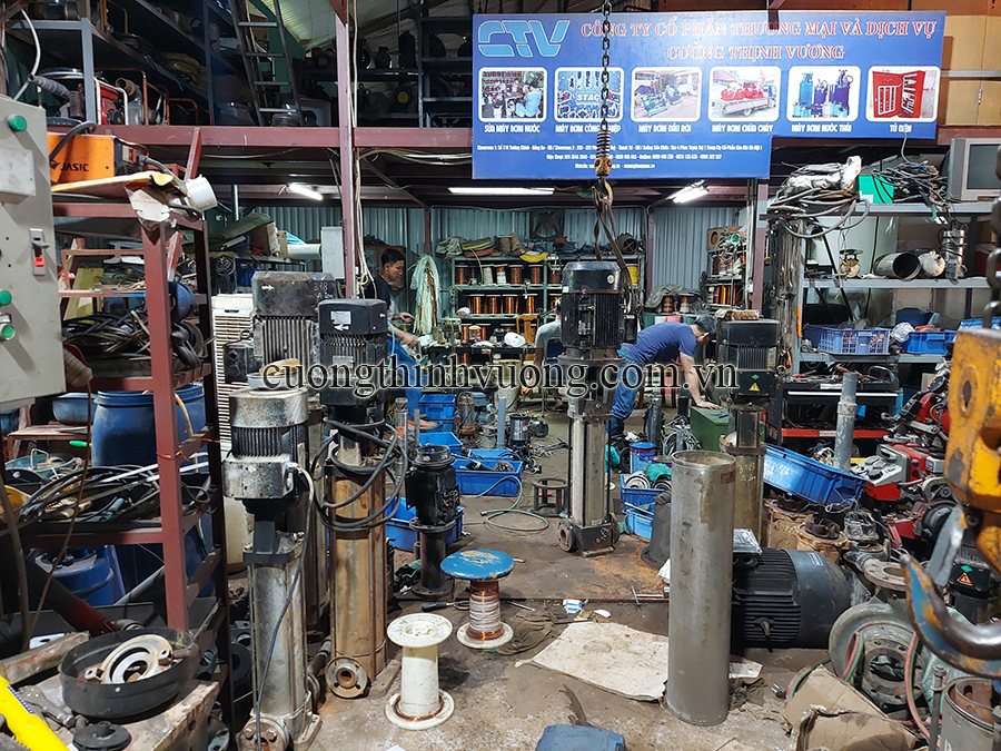 Các sự cố thường xảy ra ở máy bơm trục đứng đa tầng cánh